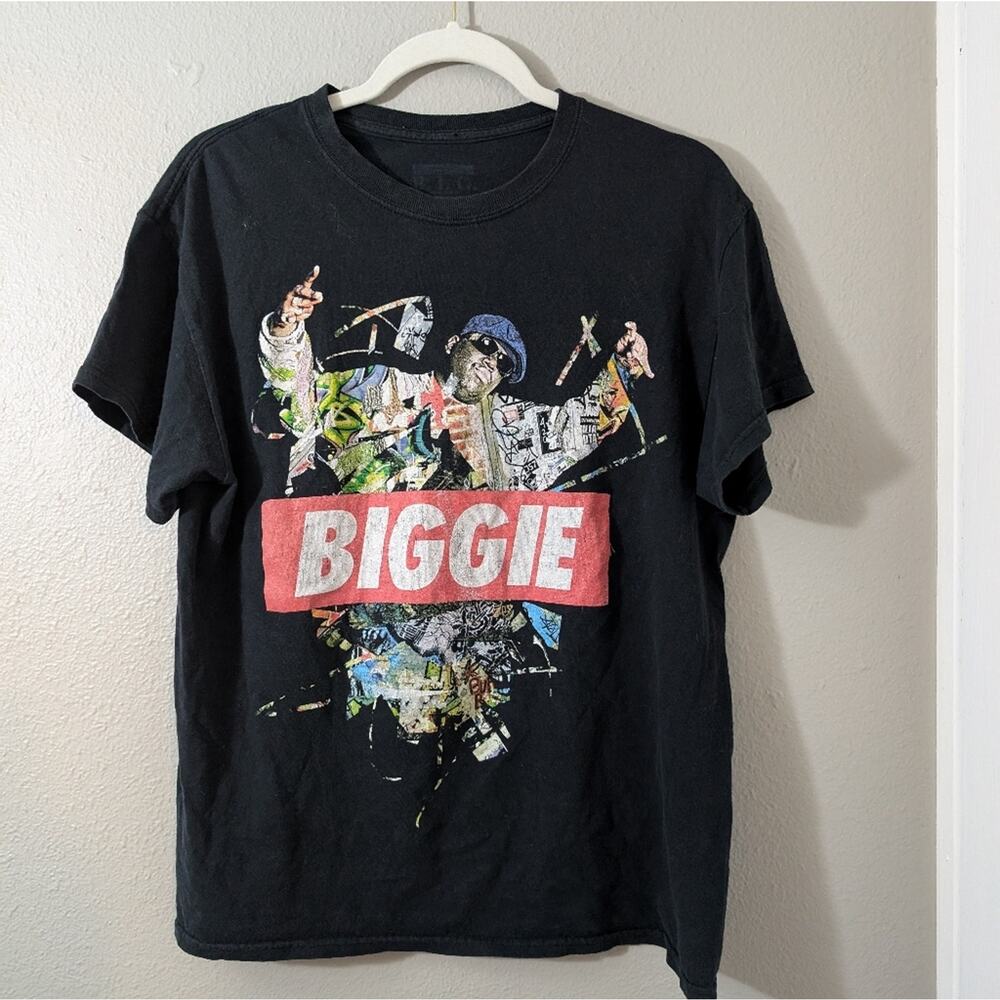 The Notorious BIG Shirt Mens Large Black Biggie Smalls Rap Hip Hop Streetwear